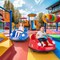 12V Kids Electric Bumper Car with Remote, Dual Motors, 360° Spin, Lights & Music